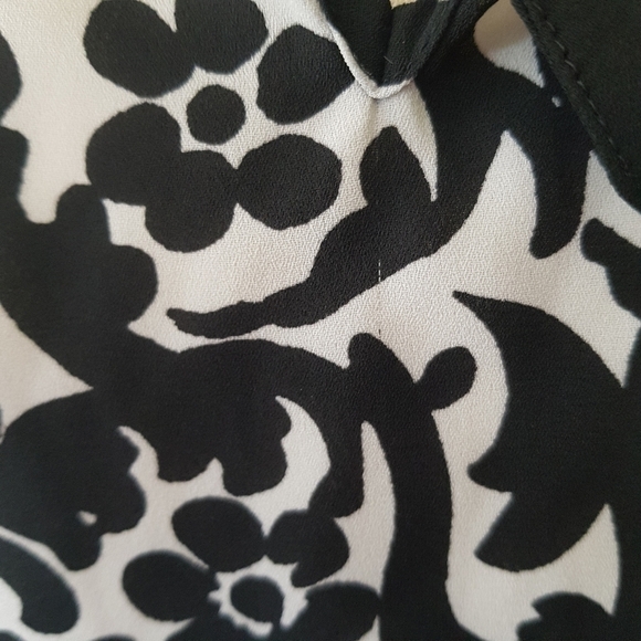 Ann Taylor Loft Semi Sheer Floral Long Sleeve Blouse - Picture 9 of 11
